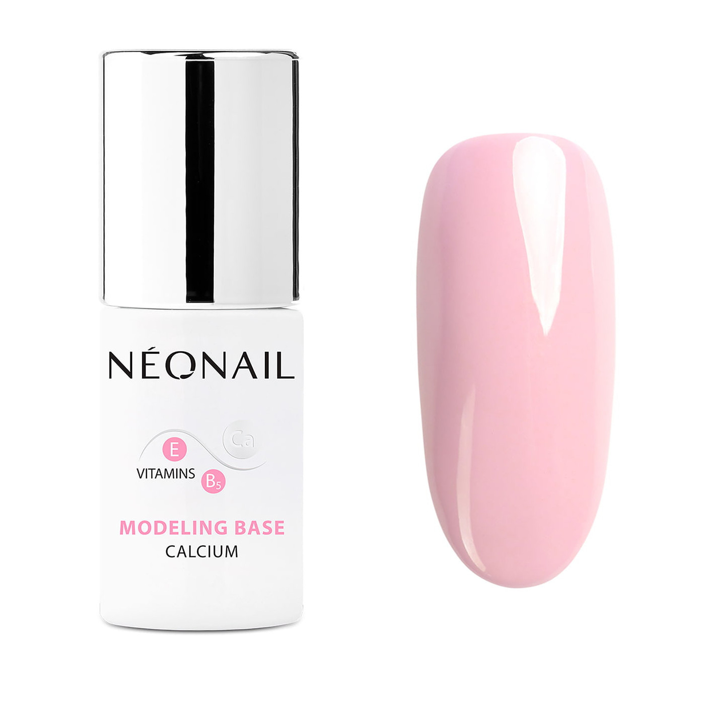 NEONAIL Baza hybrydowa Modeling Base Calcium Blush Boomer 7,2 ml